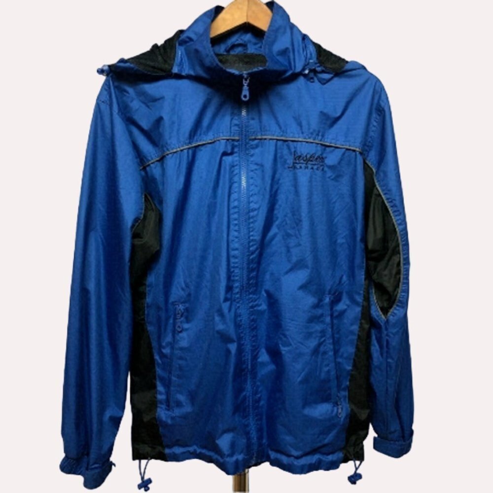 Cherenal Blue/Black Windbreaker Jacket Jasper Canada Size Medium Unisex